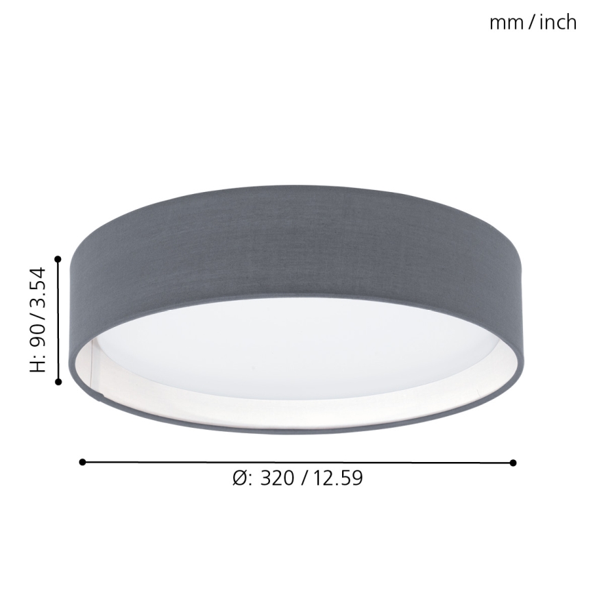 Eglo - Luz de teto LED 1xLED/12W/230V