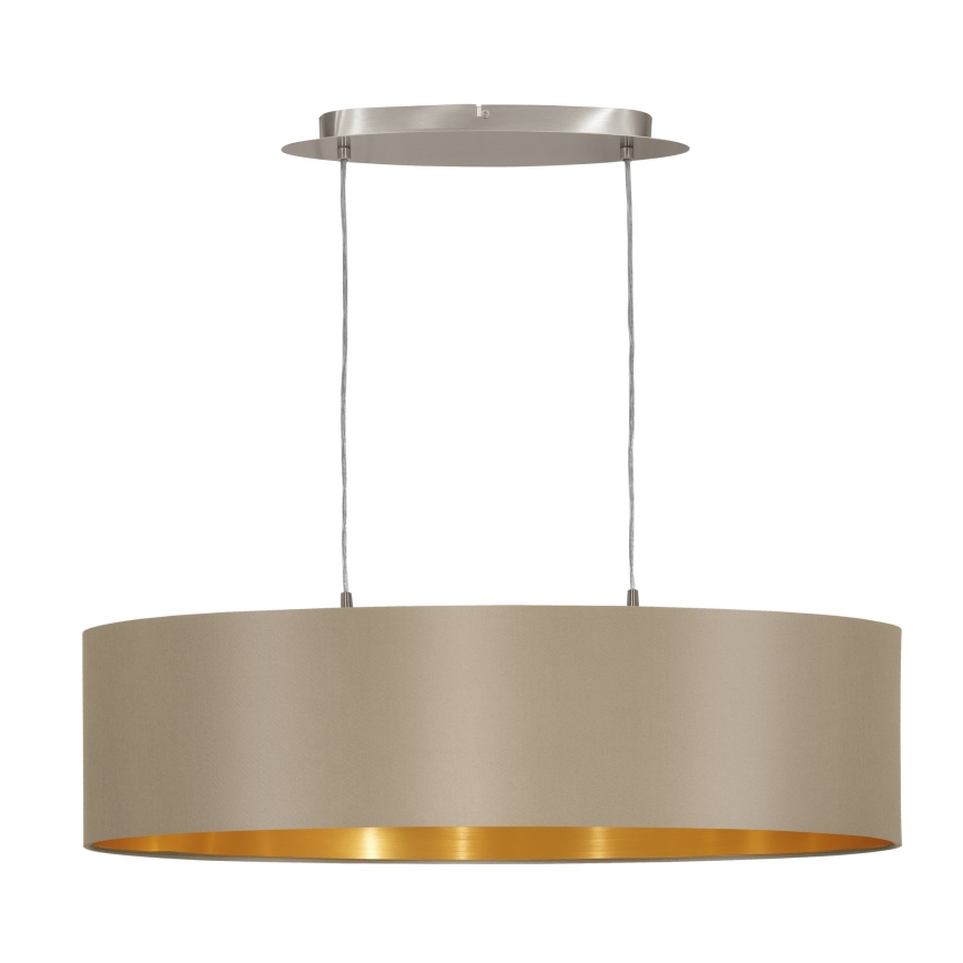 Eglo - Candeeiro suspenso com cabo 2xE27/60W/230V