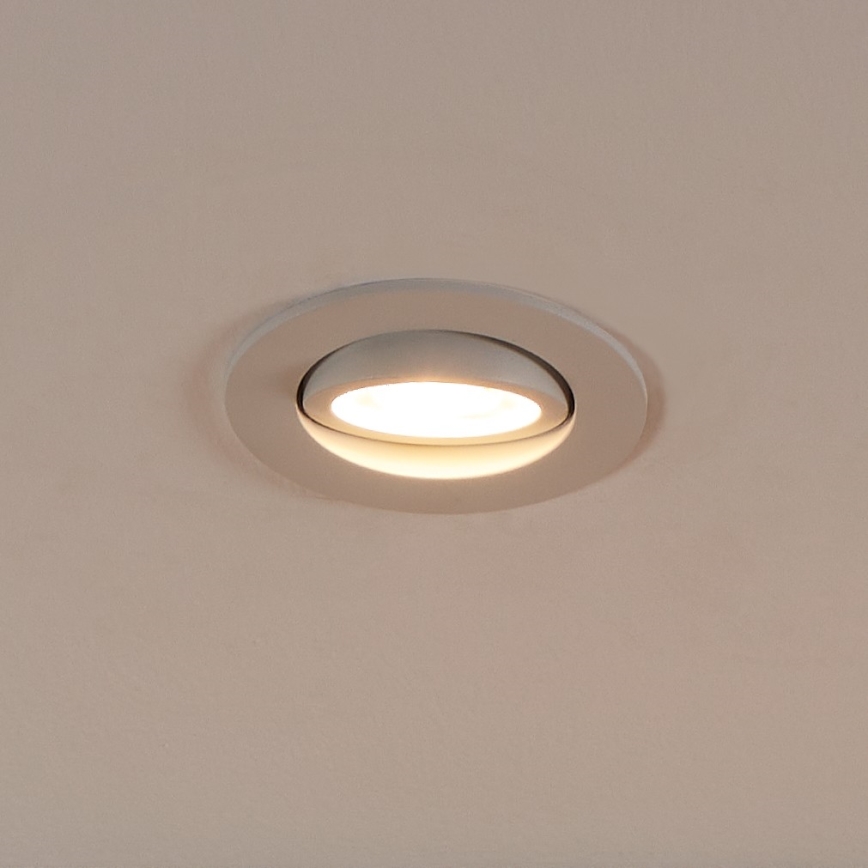 Eglo 31696 -  Foco de encastrar LED RGBW com regulação SALICETO-Z LED/4,7W/230V 2700-6500K branco