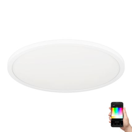 Eglo 31699 - Iluminação de teto LED RGBW com regulação ROVITO-Z LED/16,5W/230V 2700-6500K branco