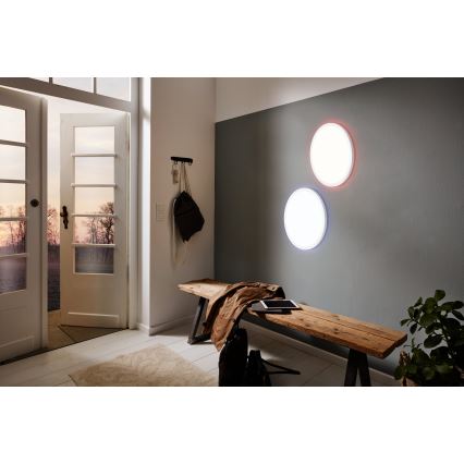 Eglo 31699 - Iluminação de teto LED RGBW com regulação ROVITO-Z LED/16,5W/230V 2700-6500K branco