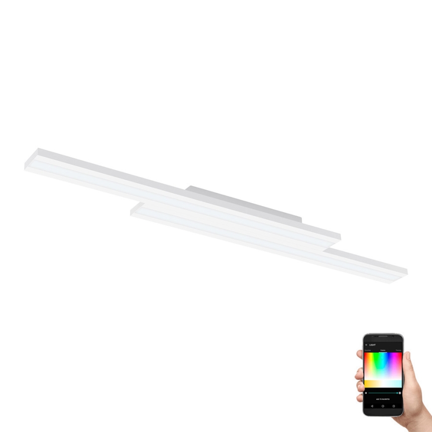 Eglo 31713 - Iluminação de teto LED RGBW com regulação SALITERAS-Z LED/20,4W/230V 2700-6500K branco
