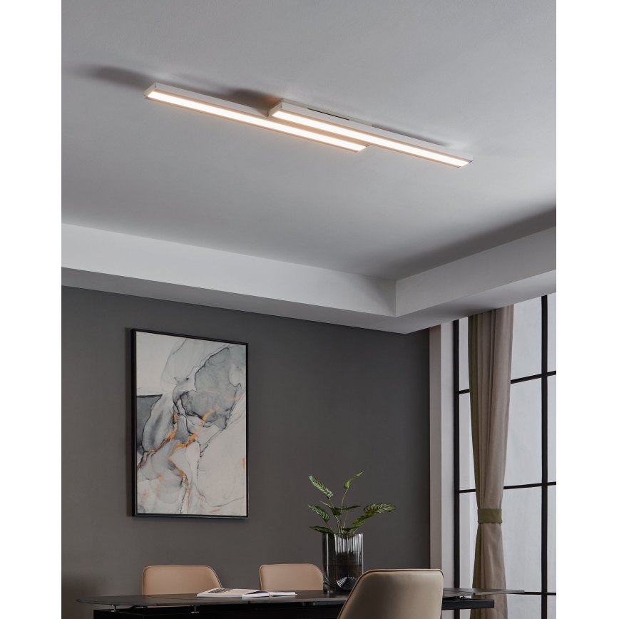 Eglo 31713 - Iluminação de teto LED RGBW com regulação SALITERAS-Z LED/20,4W/230V 2700-6500K branco