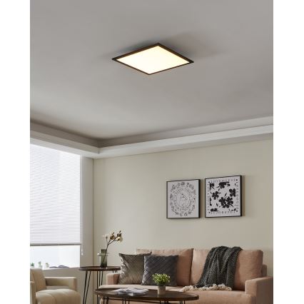 Eglo 31724 - Iluminação de teto LED com regulação SALOBRENA-Z LED/21,5W/230V 2700-6500K preto