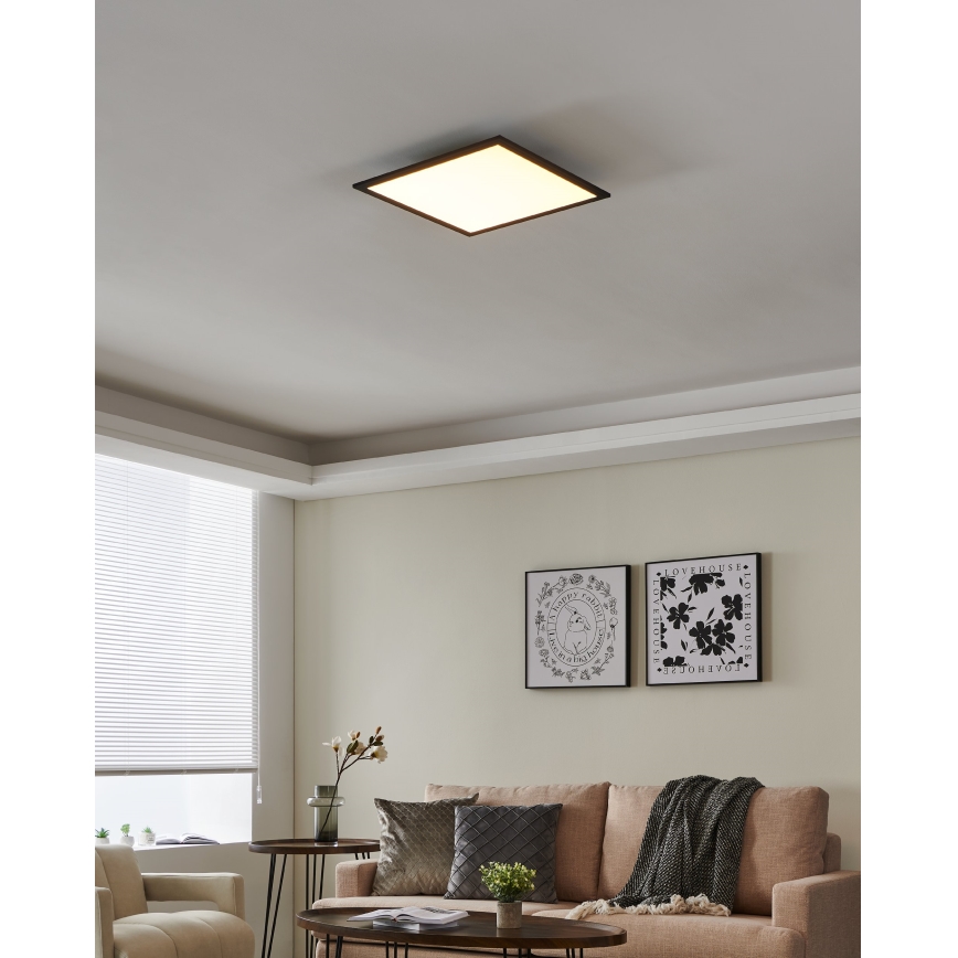 Eglo 31724 - Iluminação de teto LED com regulação SALOBRENA-Z LED/21,5W/230V 2700-6500K preto