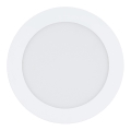Eglo 31742 - Foco de encastrar LED para casa de banho com regulação FUEVA-Z LED/10,5W/230V 2700-6500K IP44 branco