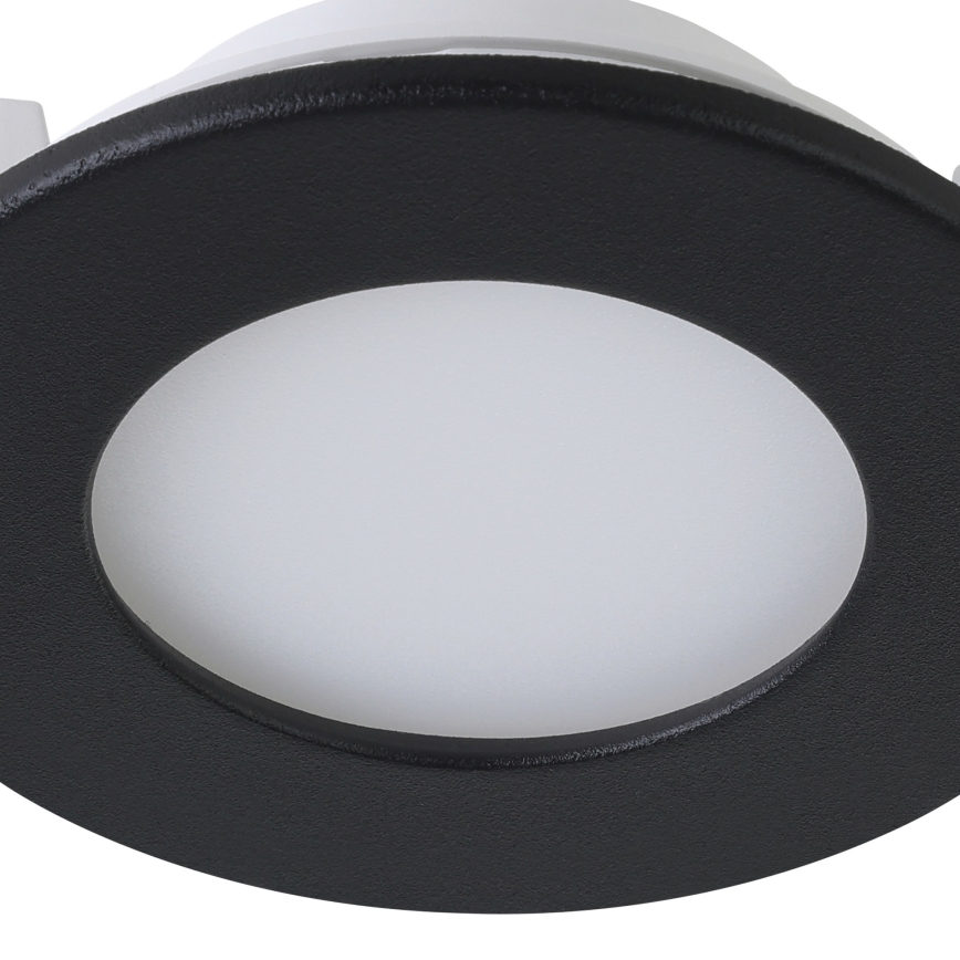 Eglo 31743 - CONJUNTO 3x Focos de encastrar LED para casa de banho com regulação FUEVA-Z 1xLED/2,8W/230V 2700-6500 IP44 preto