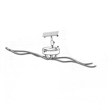 Eglo - Luz de teto LED LED/40W/230V