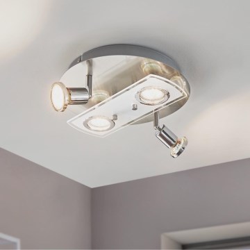 Eglo 32001 - Luz de teto LED PAWEDO 1 4xGU10-LED/3W/230V