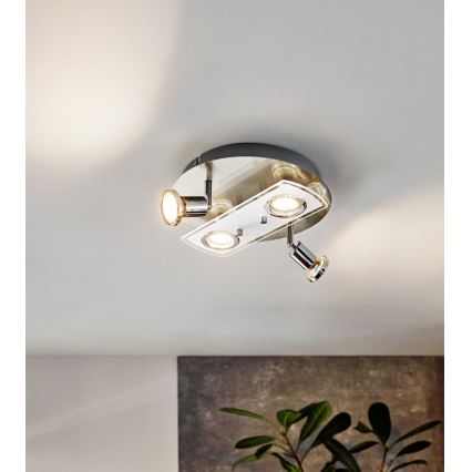 Eglo 32001 - Luz de teto LED PAWEDO 1 4xGU10-LED/3W/230V