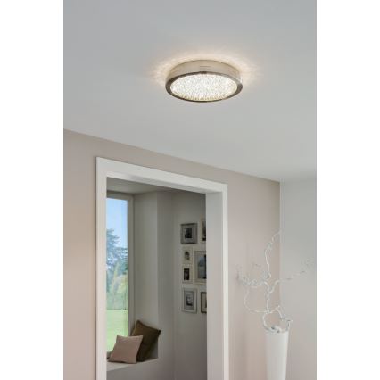 Eglo 32047 - Candeeiro de teto LED AREZZO 2 LED/17,92W/230V