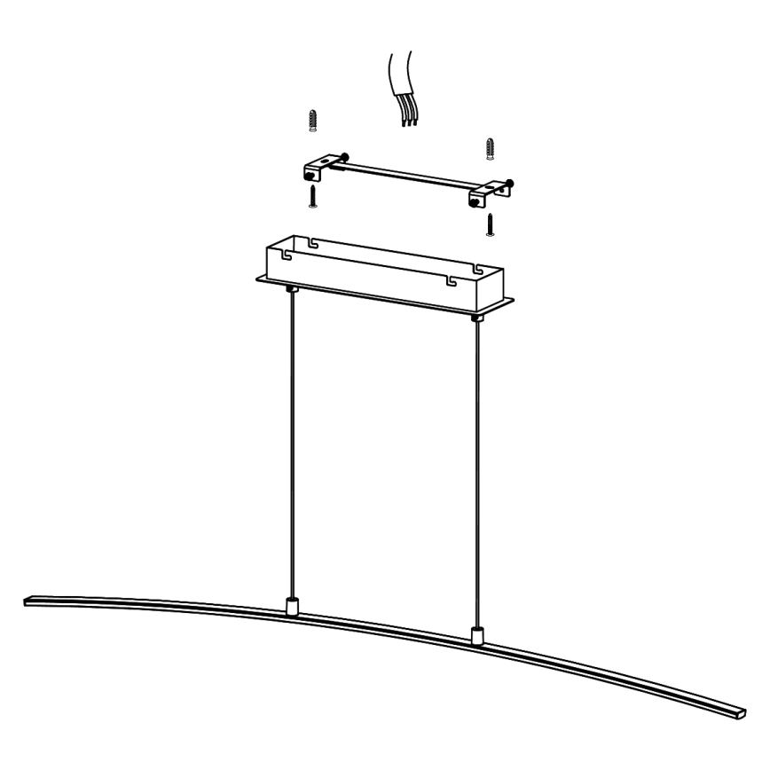Eglo - Candelabro LED/14W/230V