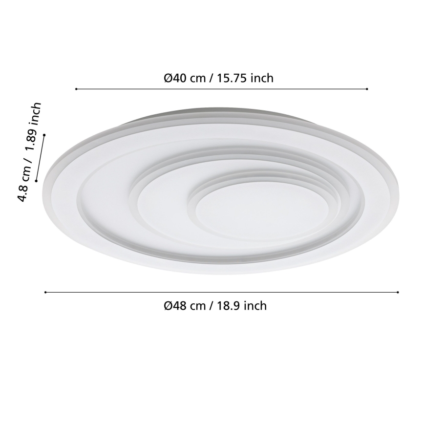 Eglo  - Iluminação de teto LED LED/21W/230V diâmetro 48 cm