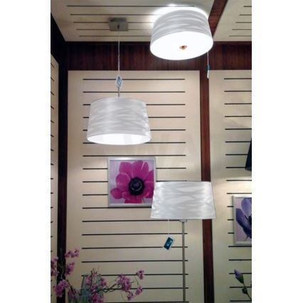 Eglo 32111- Iluminação de teto LED FONSEA 1 2xE27/9W/230V prateado/cobre