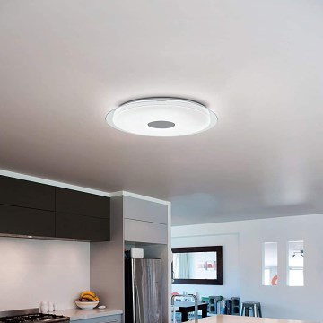 Eglo 32344 - Luminária de teto dimerizável LED RGBW LANCIANO-C LED/53W/230V 2700-6500K + controlo remoto