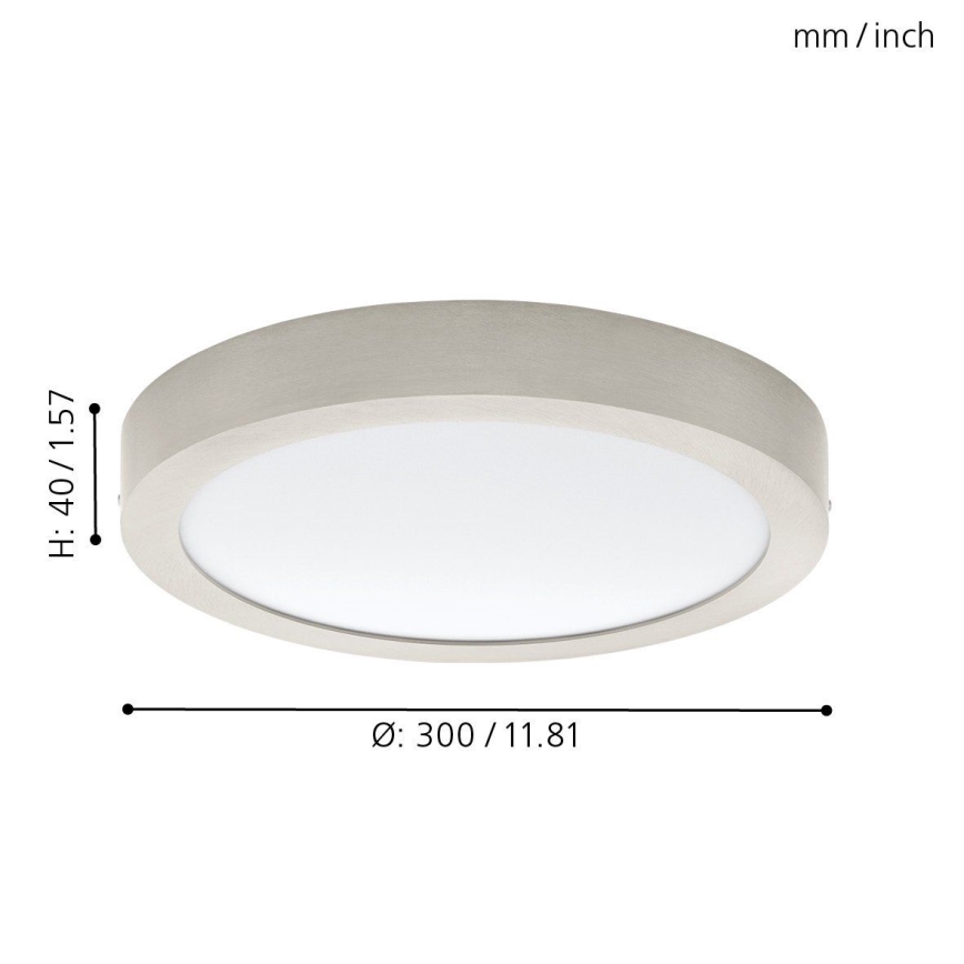 Eglo 32443 - Luz de teto LED FUEVA 1 LED/24W/230V