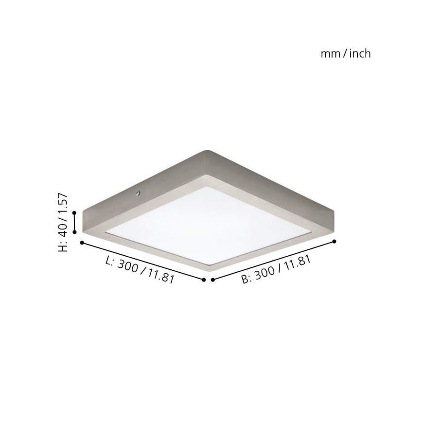 Eglo 32446 - Luz de teto LED FUEVA 1 LED/24W/230V