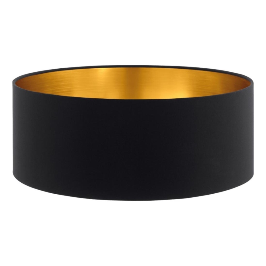 Eglo 32481 - Abajur universal TUNJA E27 diâmetro 30 cm preto/cobre