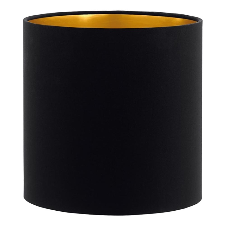 Eglo 32497 - Abajur universal TUNJA E27 diâmetro 18 cm preto/cobre