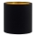 Eglo 32497 - Abajur universal TUNJA E27 diâmetro 18 cm preto/cobre