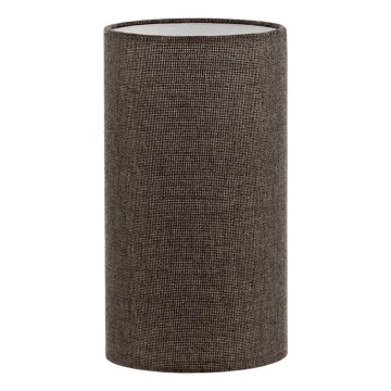 Eglo 32502 - Abajur universal TUNJA E27 diâmetro 12 cm castanho