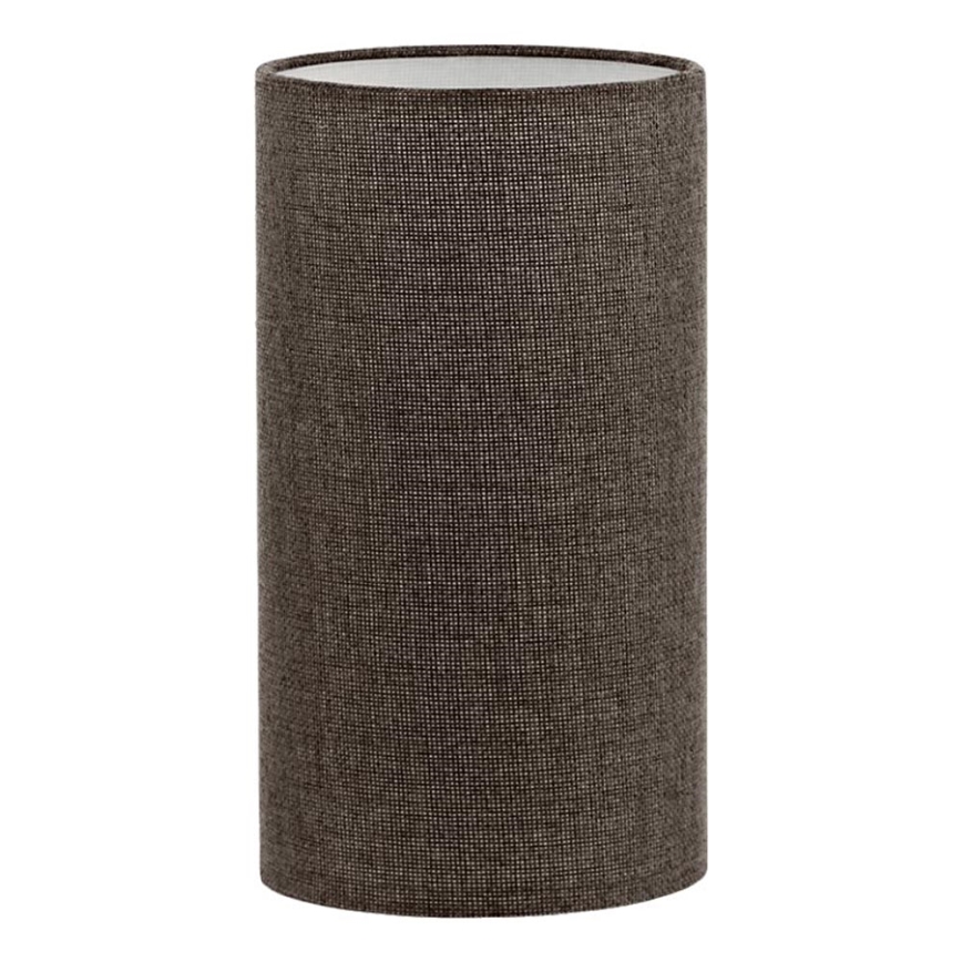 Eglo 32502 - Abajur universal TUNJA E27 diâmetro 12 cm castanho