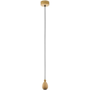 Eglo 32543 - Candeeiro de teto YORTH 1xE27/60W/230V carvalho