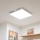 Eglo 32547 - Painel de encastrar 2em1 LED RGBW regulável SALOBRENA-C LED/34W/230V branco 60x60 cm + comando