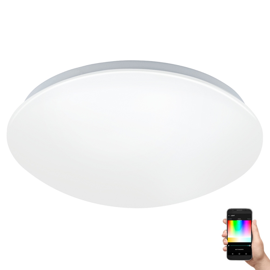 Eglo - Iluminação de parede e teto LED RGB com regulação GIRON-C LED/17W/230V