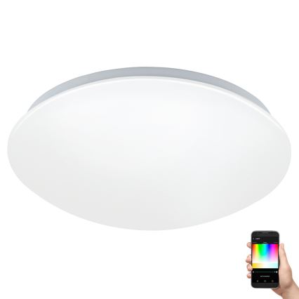 Eglo - Plafoniera de perete LED RGB cu intensitate reglabilă GIRON-C LED/17W/230V