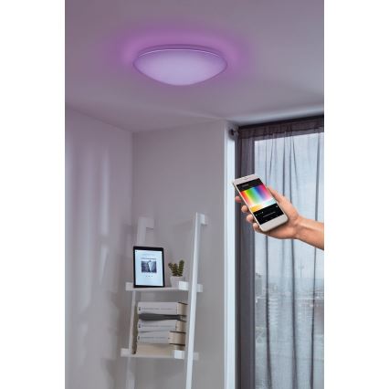Eglo - Plafoniera de perete LED RGB cu intensitate reglabilă GIRON-C LED/17W/230V
