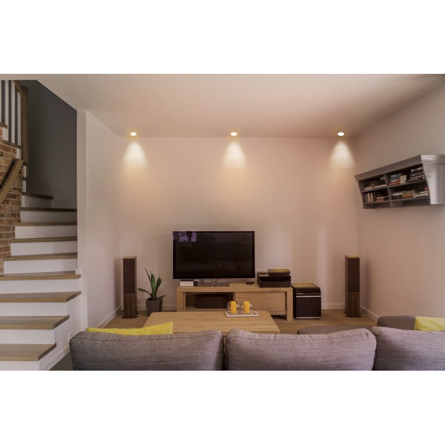 Eglo - Iluminação embutida LED RGB com regulação FUEVA-C LED/10,5W/230V
