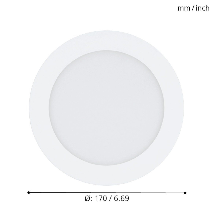 Eglo - Luminária de embutir LED RGB regulável FUEVA-C LED/10,5W/230V