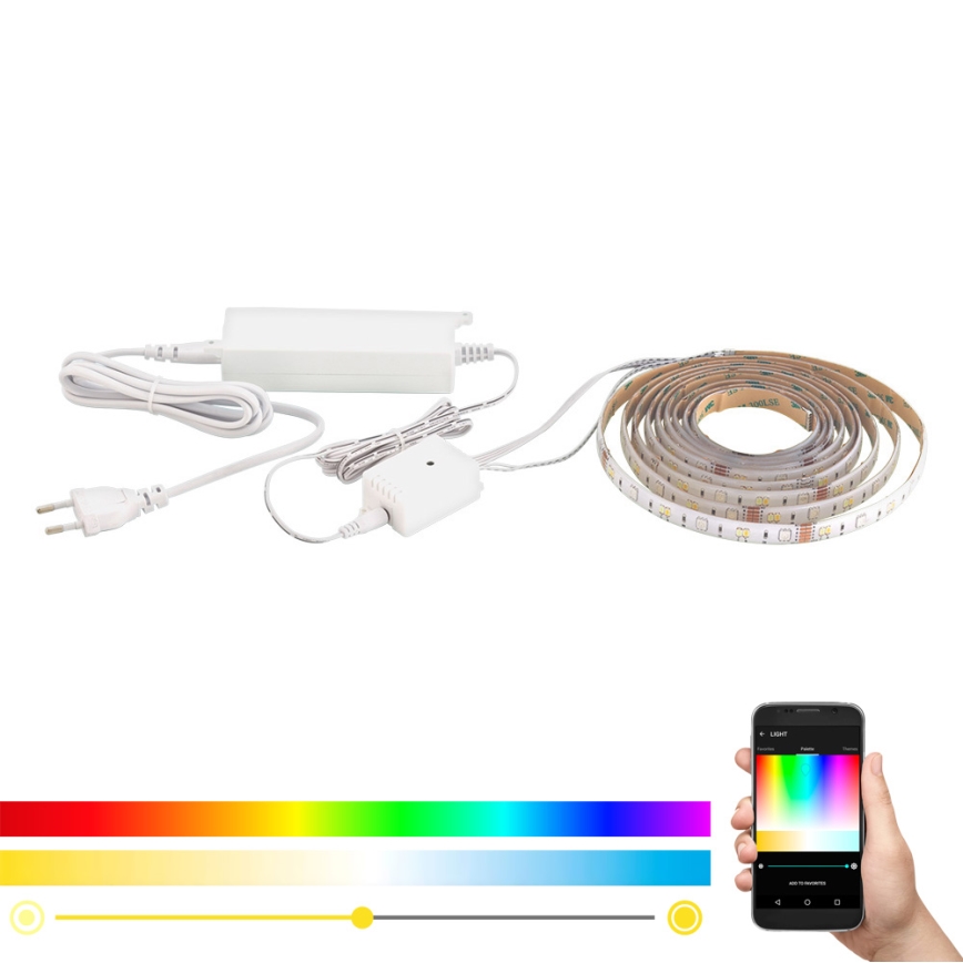 Eglo - Tira LED 3m STRIPE-C LED-RGB/11,4W/230V