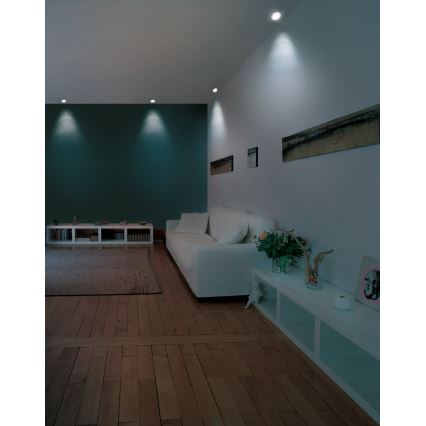 Eglo - Iluminação embutida LED RGB com regulação FUEVA-C LED/5,4W/230V