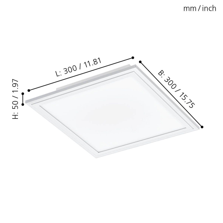 Eglo - Iluminação de teto LED LED/16W/230V