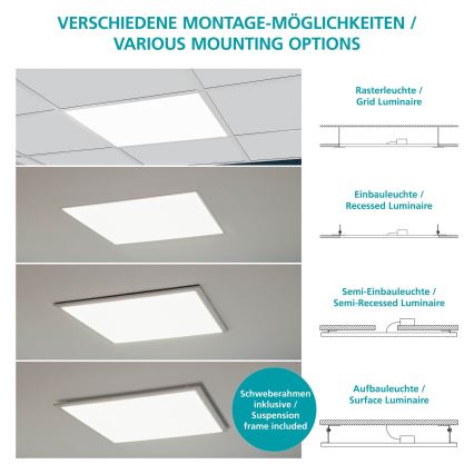 Eglo - Iluminação de teto LED LED/40W/230V