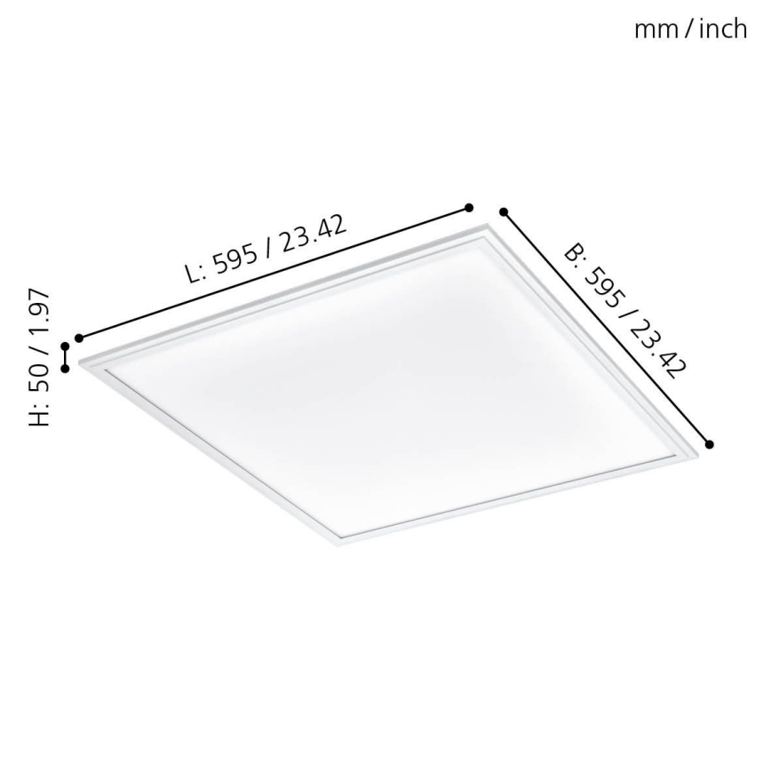 Eglo - Iluminação de teto LED LED/40W/230V