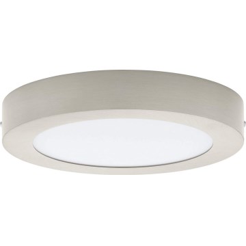 Eglo 32816 - Luminária de teto LED dimerizável FUEVA LED/17W/230V 3000-6500K Ø 22,5 cm cromado mate + comando à distância