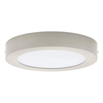 Eglo 32817 - Candeeiro de tecto LED regulável FUEVA LED/21W/230V 3000-6500K Ø 30 cm cromado mate + comando à distância