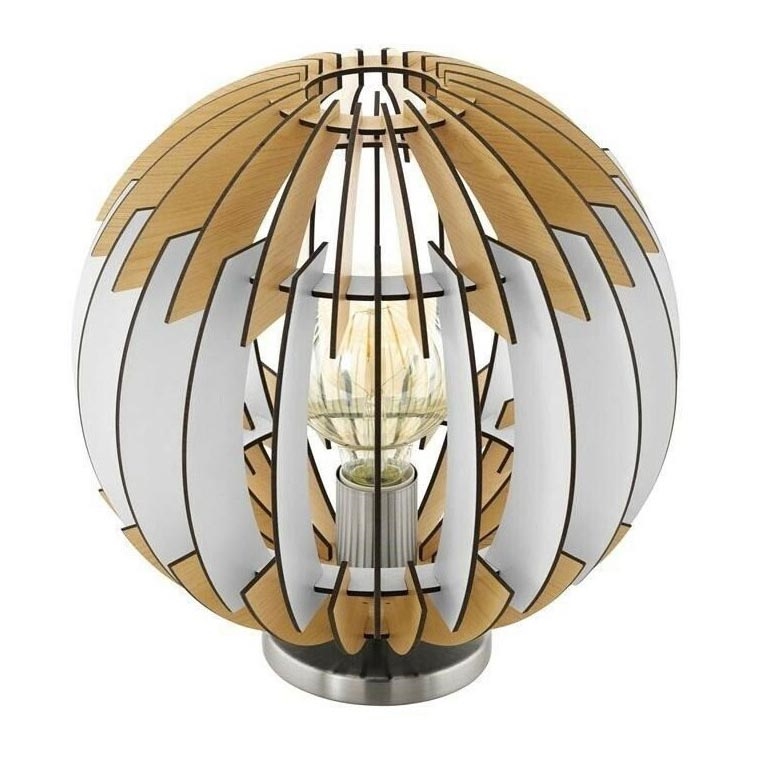 Eglo 32848 - Candeeiro de mesa OLMERO 1xE27/60W/230V