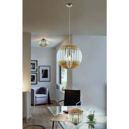 Eglo 32848 - Candeeiro de mesa OLMERO 1xE27/60W/230V