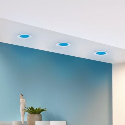 Eglo - ONJUNTO 3x LED RGB Foco de encastrar com regulação FUEVA-C 1xLED/3W/230V
