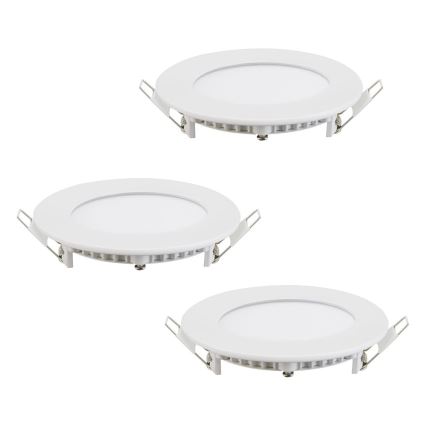 Eglo - ADA 3x LED RGB Luminária de embutir dimmerizável FUEVA-C 1xLED/3W/230V