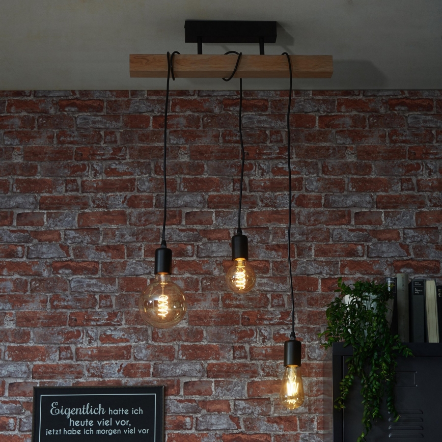 Eglo - Candelabro integrado TOWNSHEND 3xE27/60W/230V
