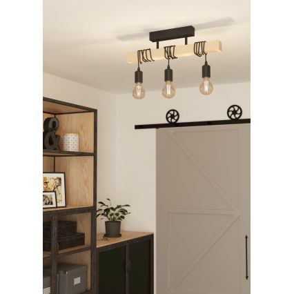 Eglo - Candelabro integrado TOWNSHEND 3xE27/60W/230V