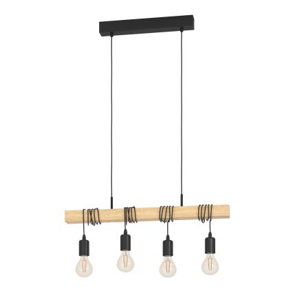 Eglo - Candelabro num fio TOWNSHEND 4xE27/60W/230V