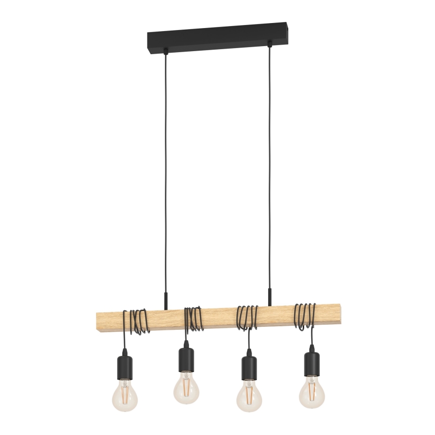 Eglo - Candelabro num fio TOWNSHEND 4xE27/60W/230V