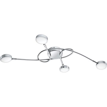 Eglo 32996 - Candeeiro de tecto de superfície LED SALTO 4xLED/5,4W/230V cromo brilhante