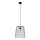 Eglo 33019 - Candelabro num fio LONGBURGH 1xE27/60W/230V diâmetro 33,5 cm